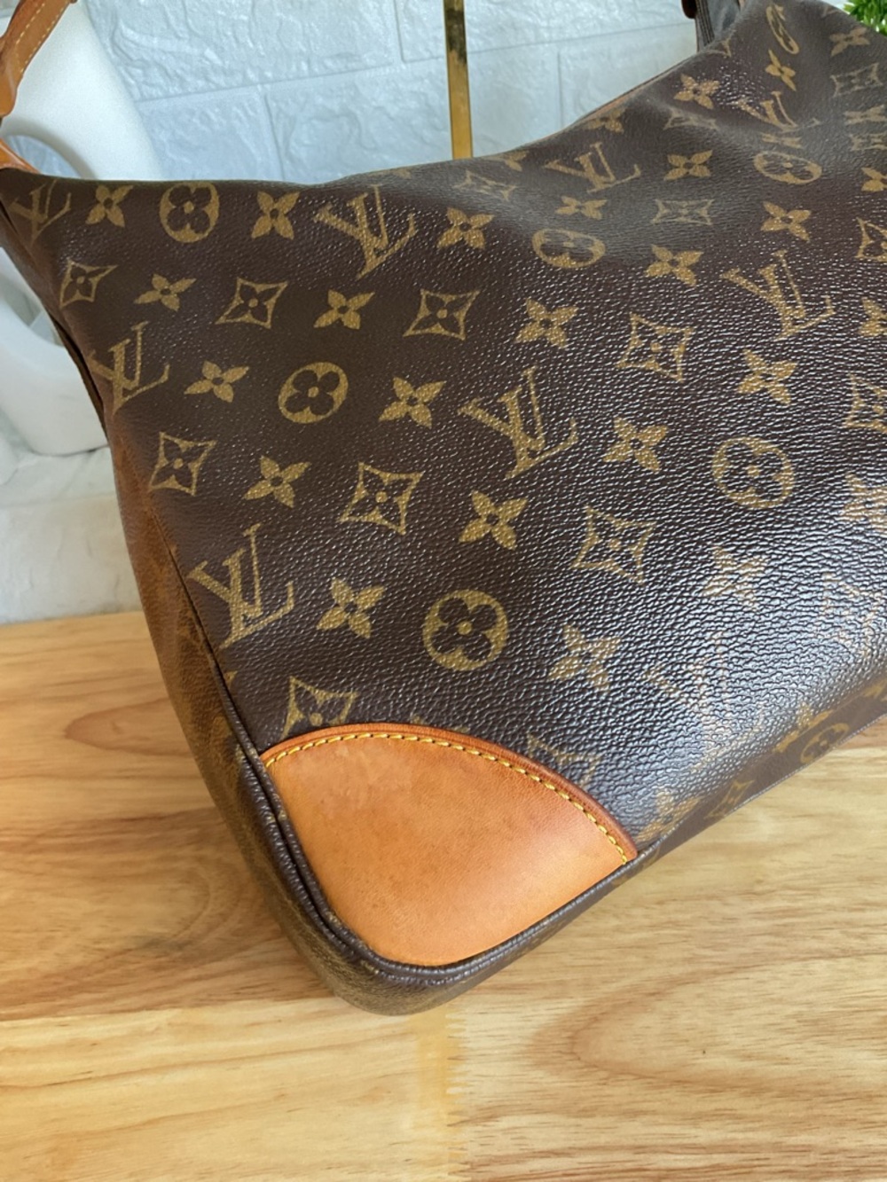 ✅LV LARGE BAG BOULOGNE 35 LOUIS VUITTON AUTHENTIC - Picture 10 of 12